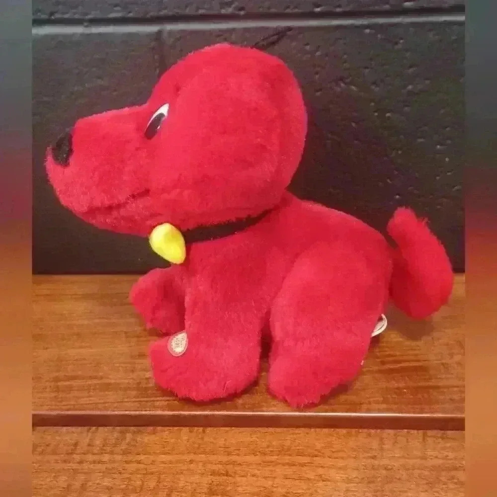 Vintage Clifford the Big Red Dog Ears Moving & Barking Plush Animal - Picture 4 of 11
